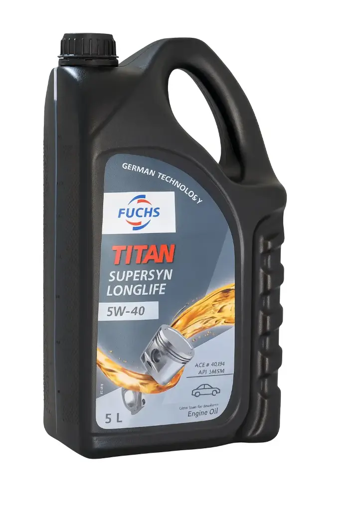 [5W405L-002] 5W-40 Titan Supersyn Engine Oil 5L Fuchs